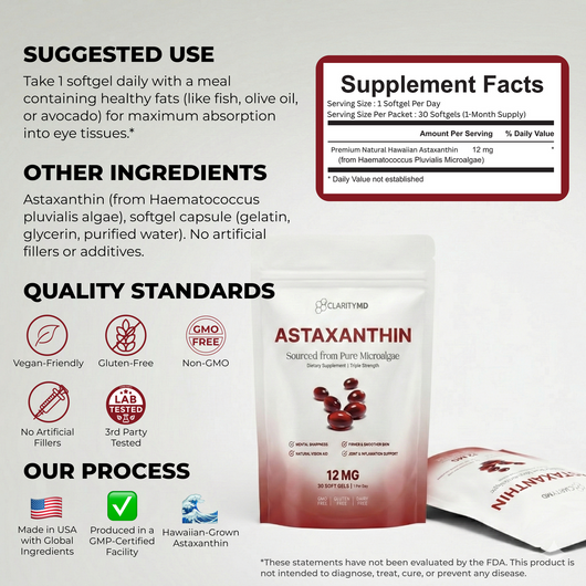 NutraLabs Astaxanthin – Naturally Fights Oxidative Stress To Restore Balance Inside and Out